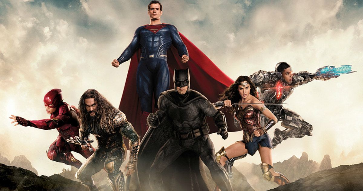 Superman Looms Large in New Justice League Poster