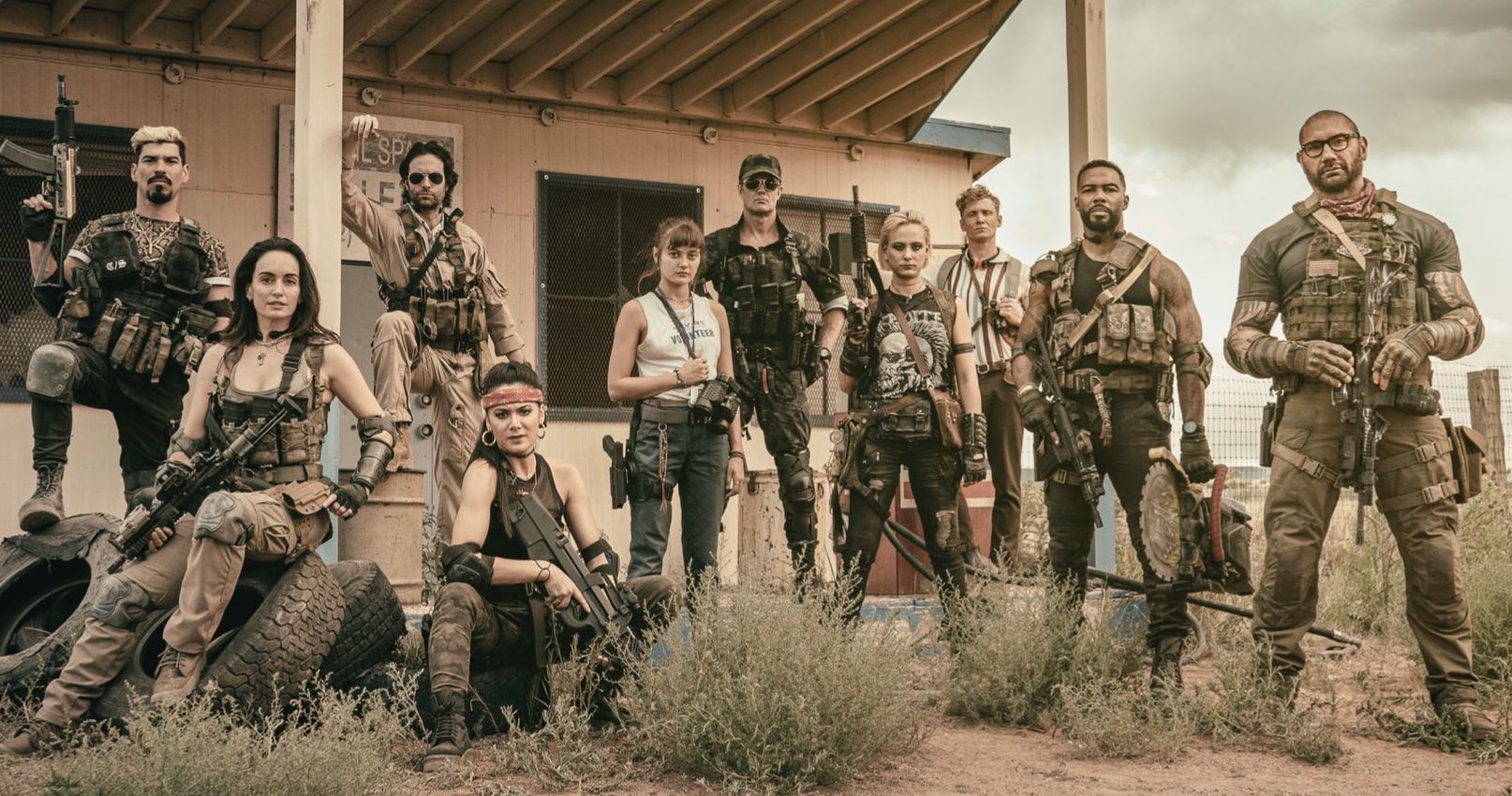 Netflix's Army of the Dead Cast Photo Shared by Dave Bautista