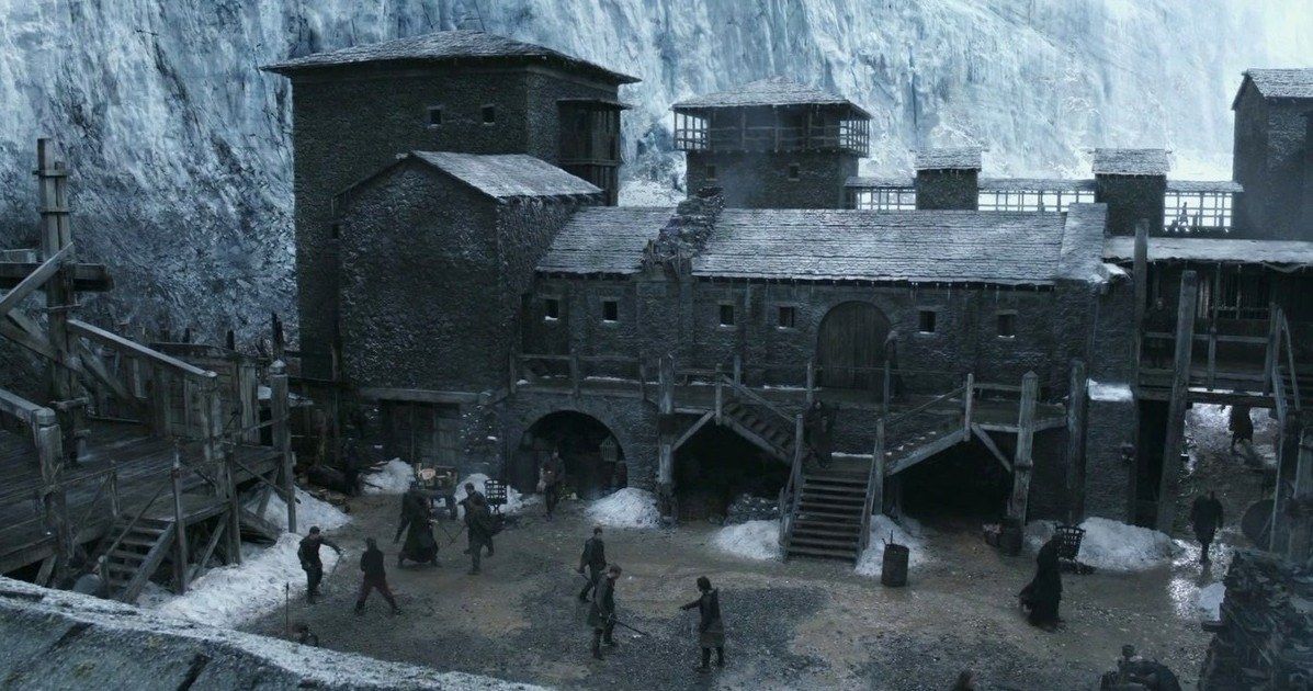 Game of Thrones Season 6 Castle Black Set Threatened by a Rockslide