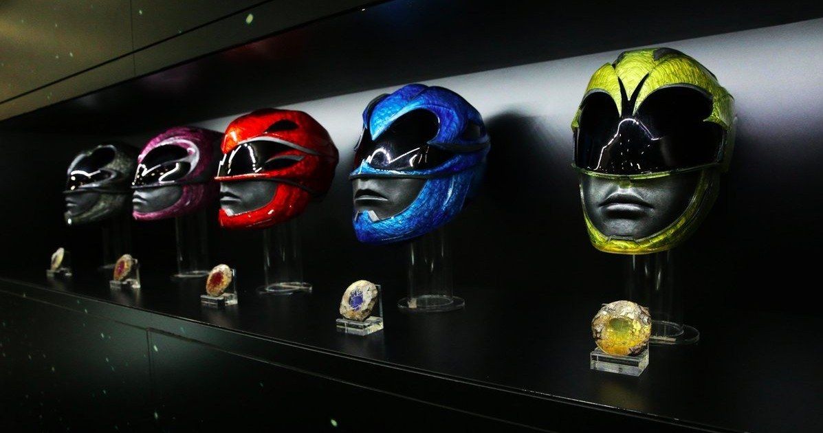 New Power Rangers Helmets, Coins &amp; Toys Go on Display at Comic-Con