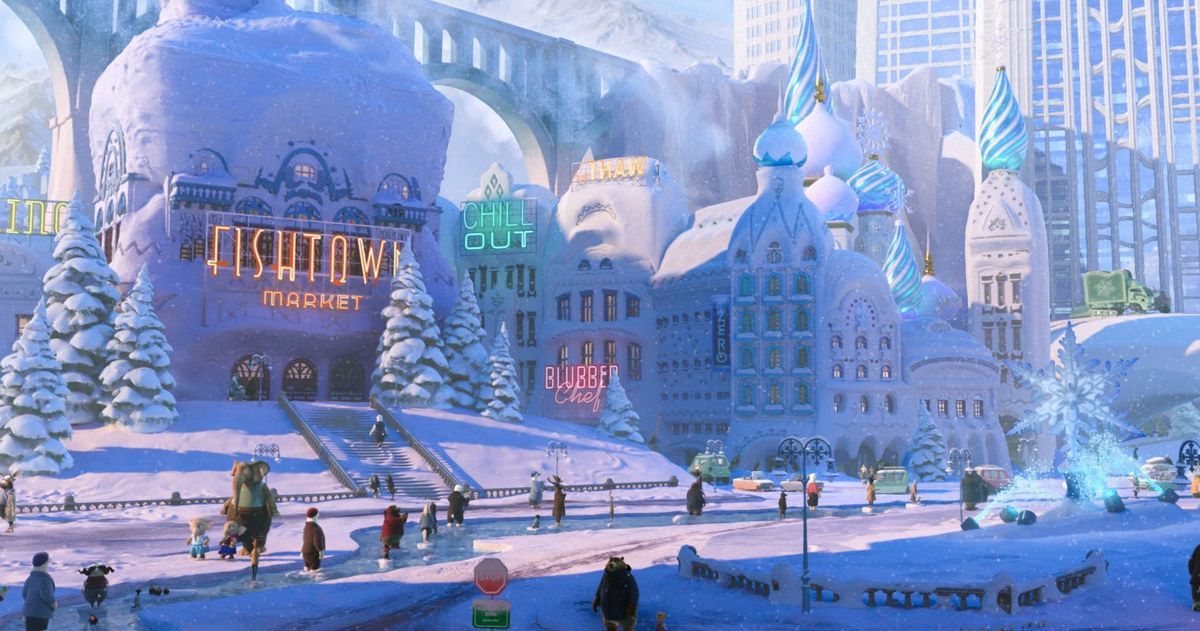 Frozen Easter Egg Discovered in New Zootopia Photo