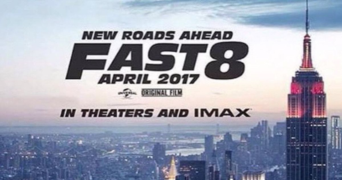 First Fast 8 Poster: All Roads Lead to New York