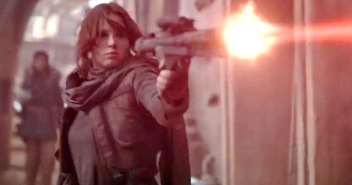 First Rogue One Clip Has Jyn Fighting an Army of Stormtroopers