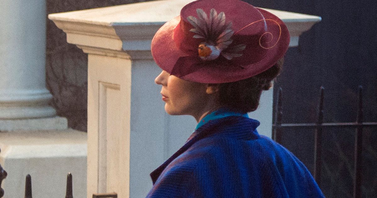 First Look at Emily Blunt in Mary Poppins Returns
