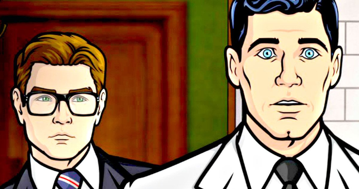 Eggsy Meets Archer in Kingsman 2 Animated Crossover