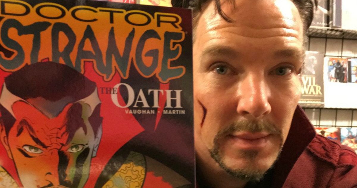 Benedict Cumberbatch Crashes a Comic Book Store Dressed as Doctor Strange