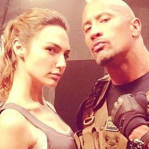 The Fast and the Furious 6 Set Photo with Gal Gadot and Dwayne Johnson