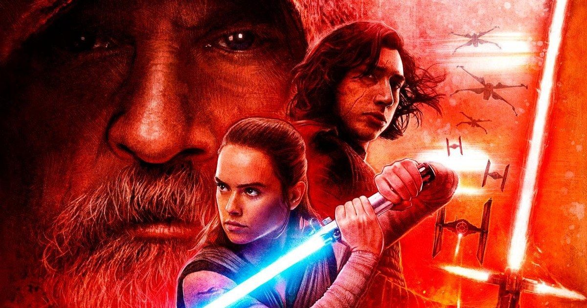 Star Wars The Last Jedi Movie Daisy Ridley Rey Pose Textless Poster 13×20-48×32" 