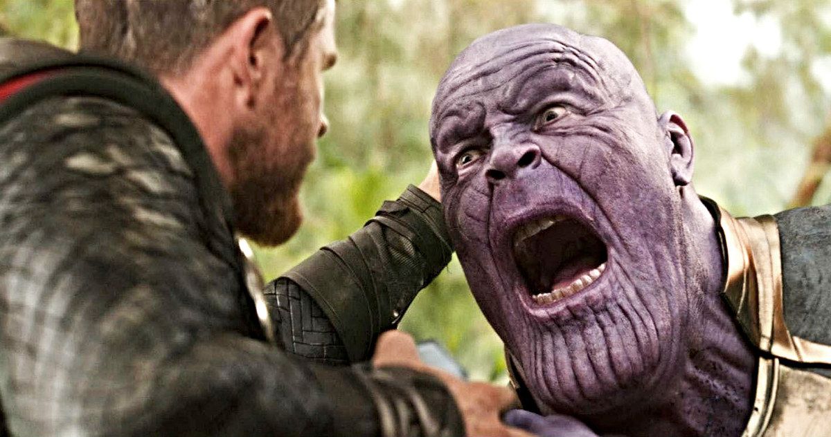 Early Infinity War Art Shows a Very Different End Fight Between Thor &amp; Thanos