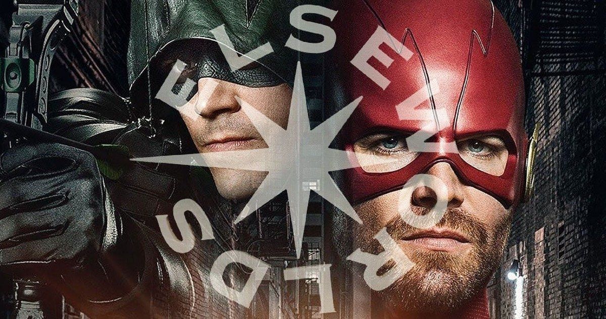Arrowverse Elseworlds Crossover Photos Have Barry &amp; Oliver Swapping Suits