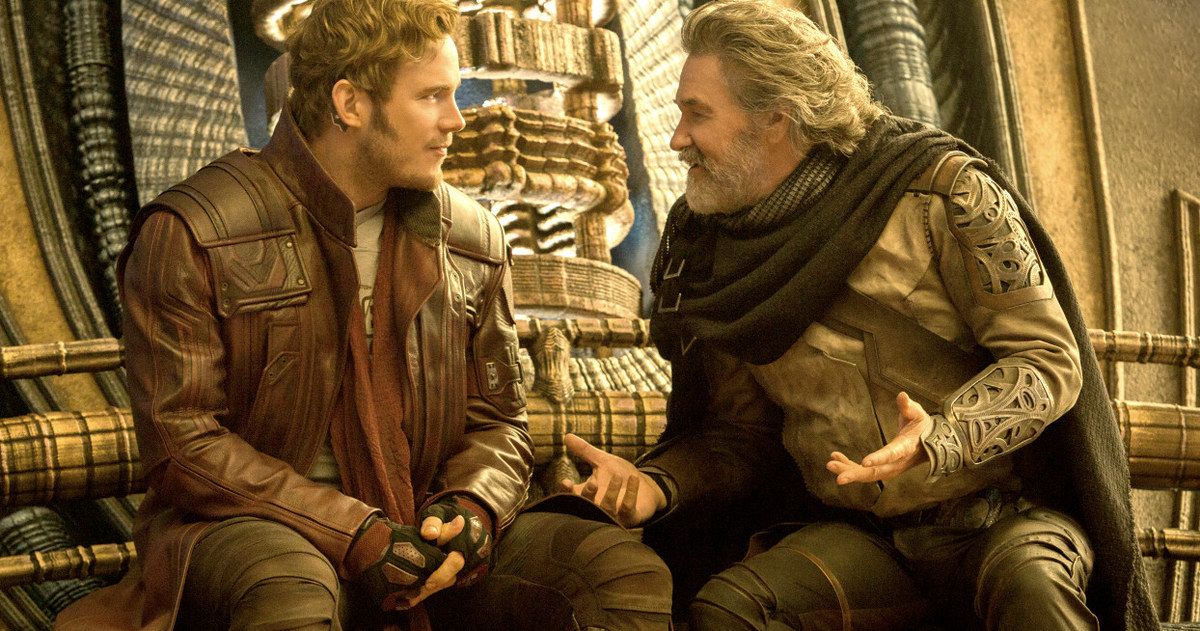 Kurt Russell Couldn't Stop Calling Star-Lord Star Wars on Guardians Set