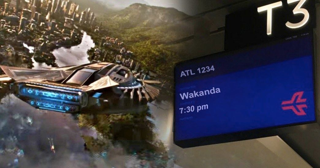 ATL Airport Has Black Panther Flights Departing for Wakanda