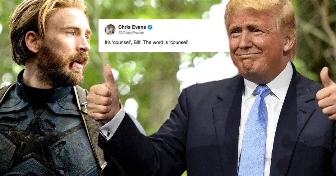 Captain America Star Has Twitter Cheering After Tearing Into Trump for Bad Grammar
