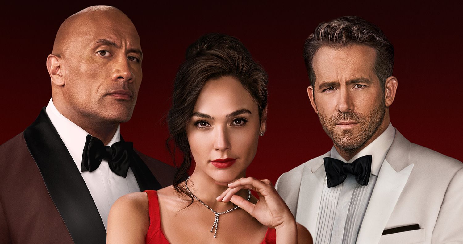 Red Notice Trailer #2 Sends The Rock &amp; Ryan Reynolds on the Hunt for Gal Gadot