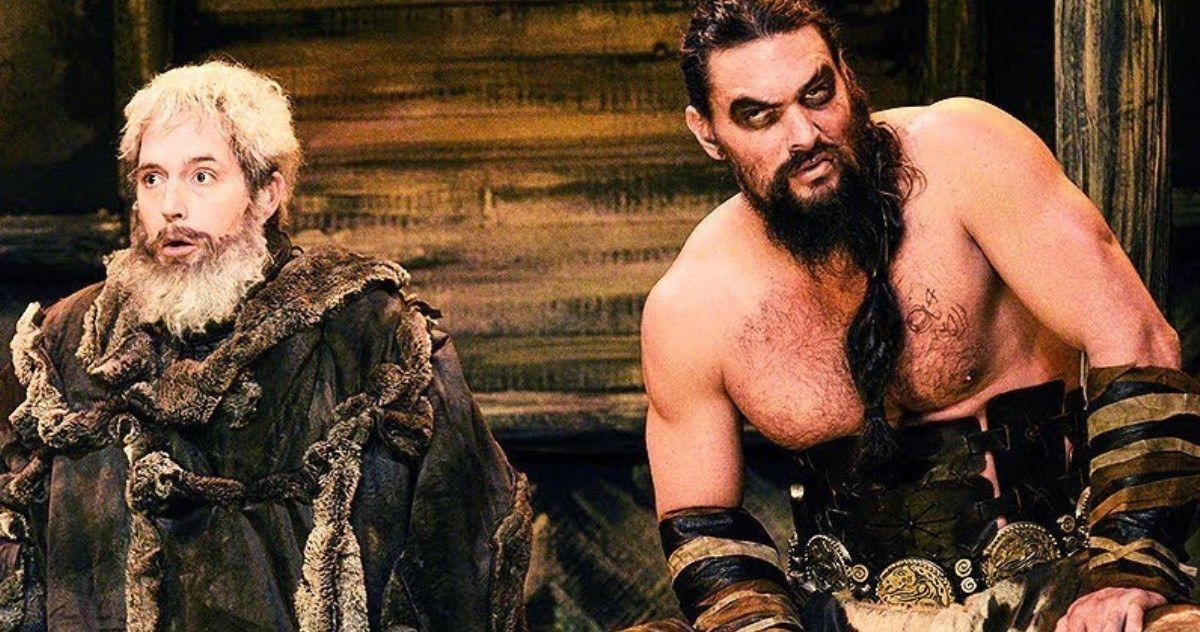 Jason Momoa Returns as Khal Drogo in SNL Game of Thrones Sketch