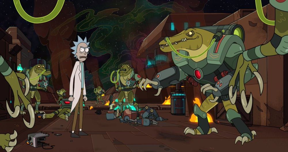 First Rick and Morty Season 4 Images Unleash Crocodile Cyborgs
