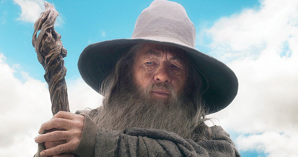 Ian McKellen as Gandalf in Lord of the Rings Fellowship of the Ring