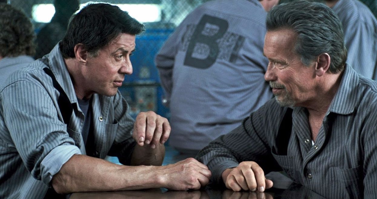 Schwarzenegger &amp; Stallone Hilariously Reignite Their '80s Action Star Feud