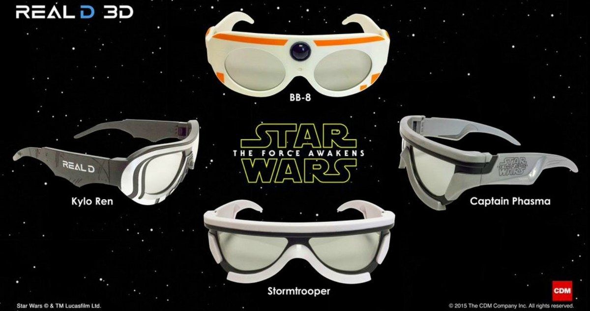 Star Wars: The Force Awakens RealD 3D Glasses Unveiled