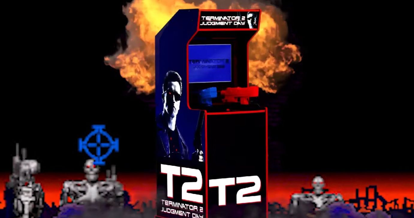 Arcade1Up Unveils Terminator 2 Arcade Machine with Duel Light Guns