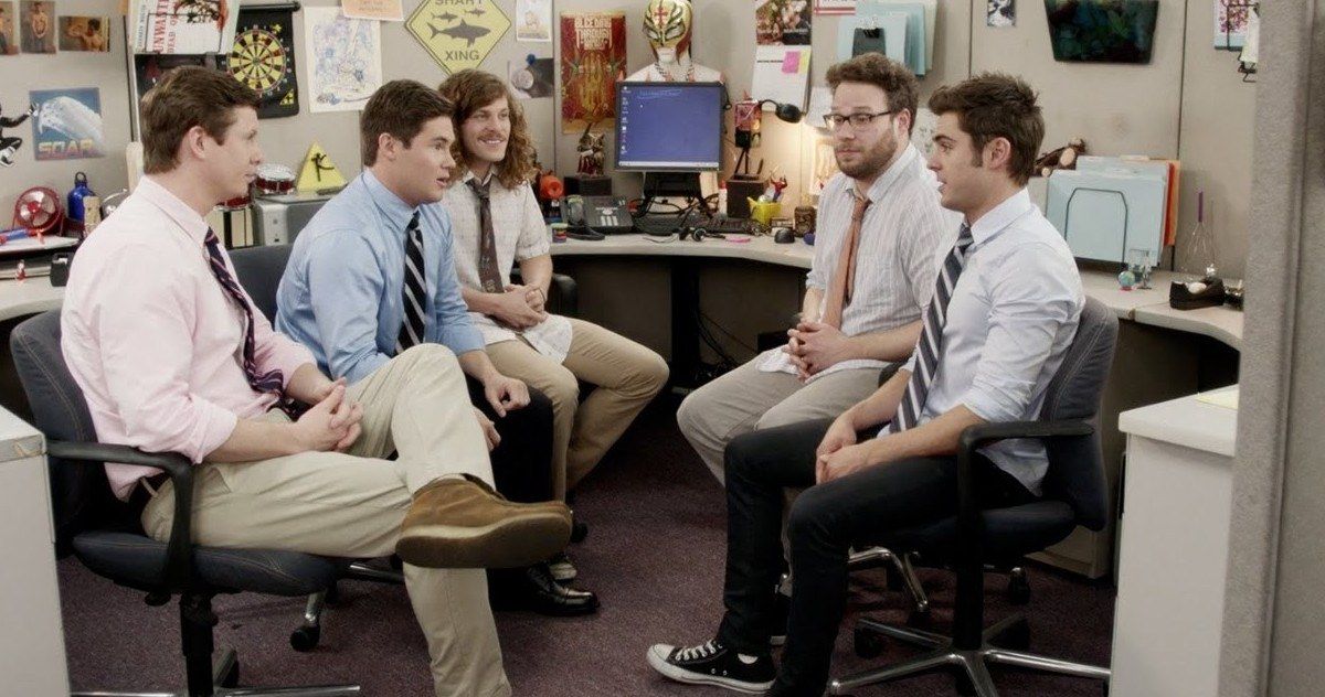 Neighbors: Seth Rogen and Zac Efron Meet the Workaholics