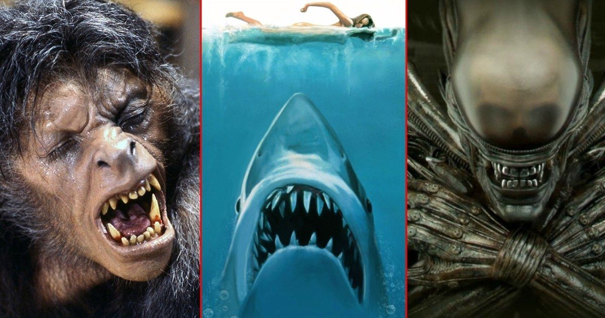  Oscar-winning Horror Movies including Jaws, Aliens, and American Werewolf in London