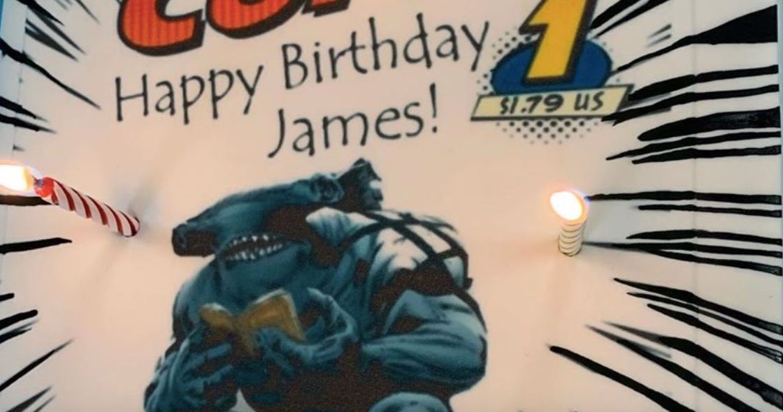 Suicide Squad Themed King Shark Cake Helps James Gunn Ring in His Birthday