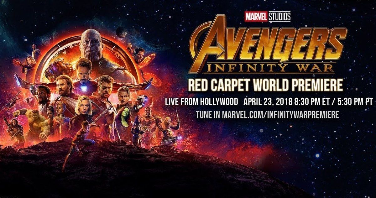 Watch Avengers: Infinity War Red Carpet World Premiere Live