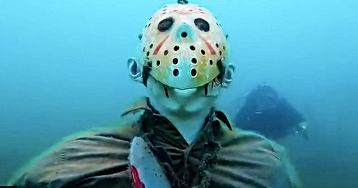 Underwater Jason Statue Is Getting Yanked from Lake After Being Deemed Trash