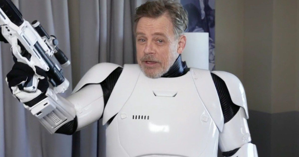 Watch Mark Hamill Go Undercover as a Stormtrooper to Surprise Fans