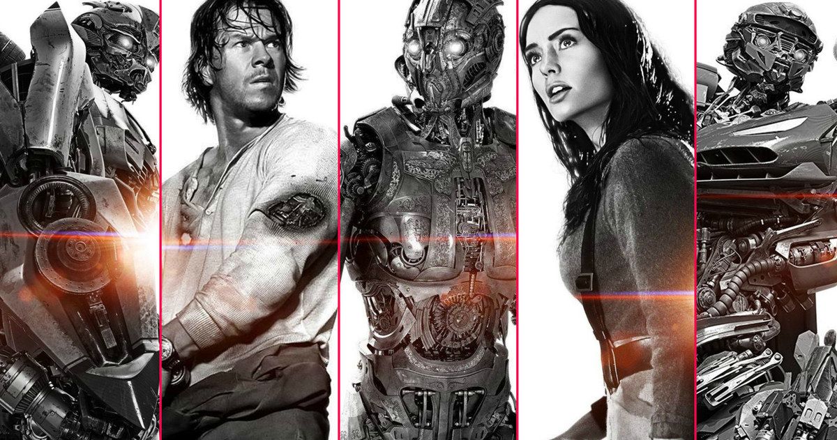 Autobots and Humans Unite in Transformers 5 Character Posters