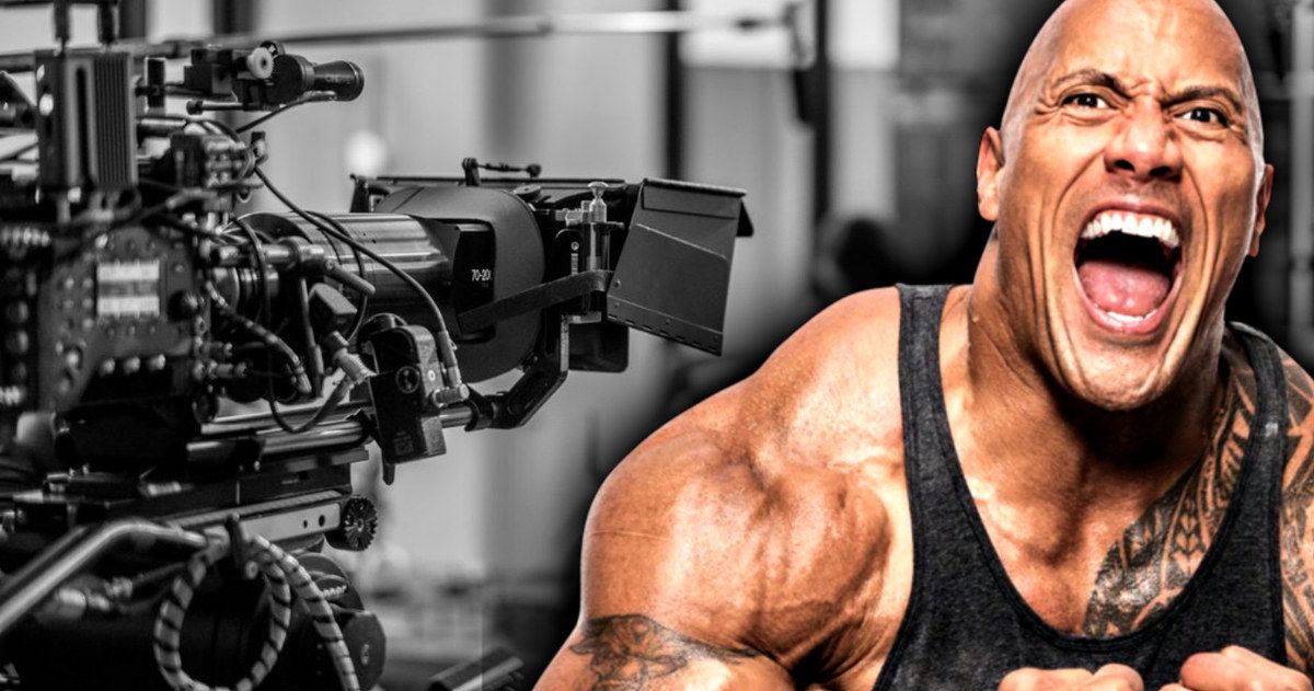 The Rock's Rampage Begins Shooting, First Set Photo Arrives