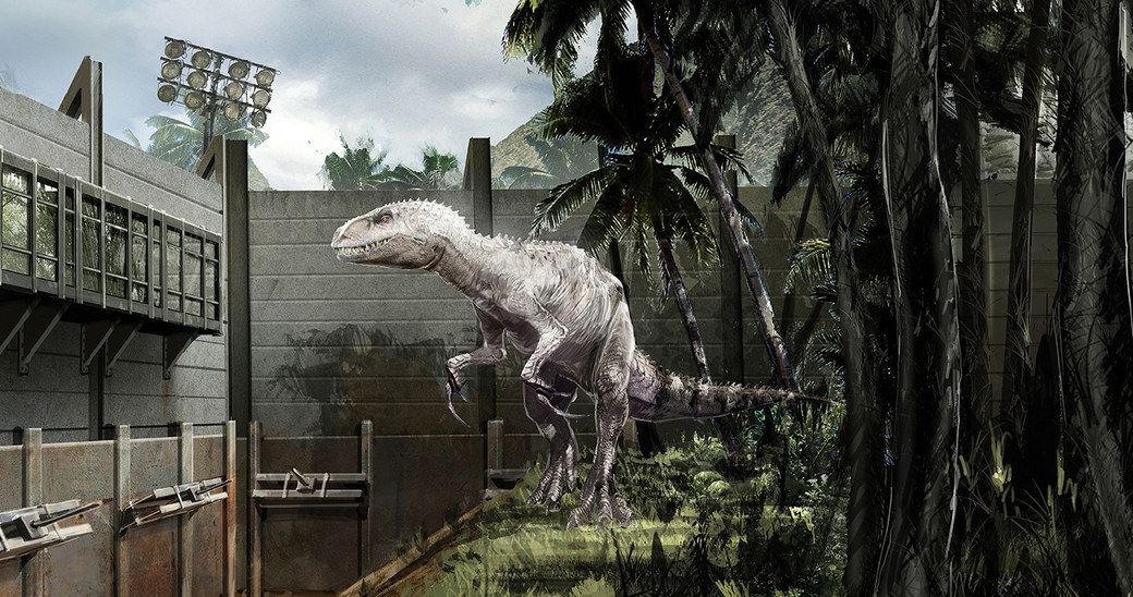 Jurassic World Concept Art Goes Inside the Theme Park