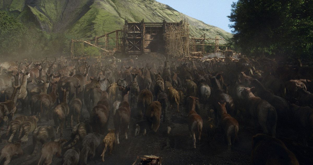 Noah Welcomes the Animal Kingdom in New Clip and Photo Gallery
