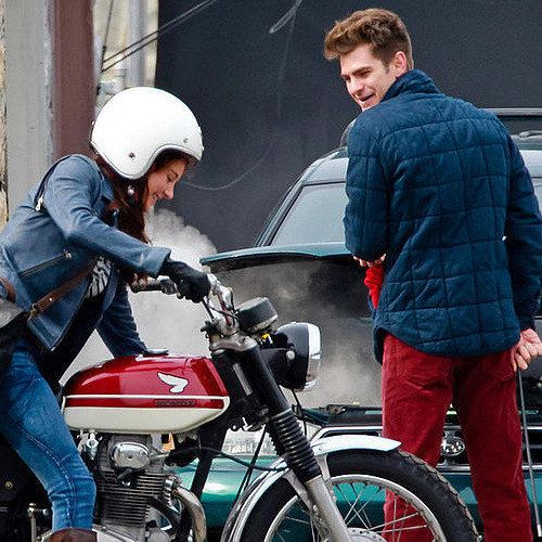 Mary Jane Meets Peter Parker in The Amazing Spider-Man 2 Set Footage