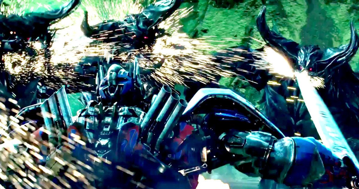 Optimus Prime Beheads a Decepticon Army in Transformers 5 Teaser