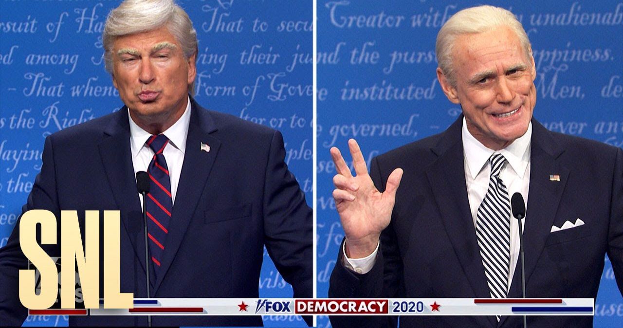 SNL Cold Open Takes on Trump Vs. Biden Debate with Alec Baldwin &amp; Jim Carrey