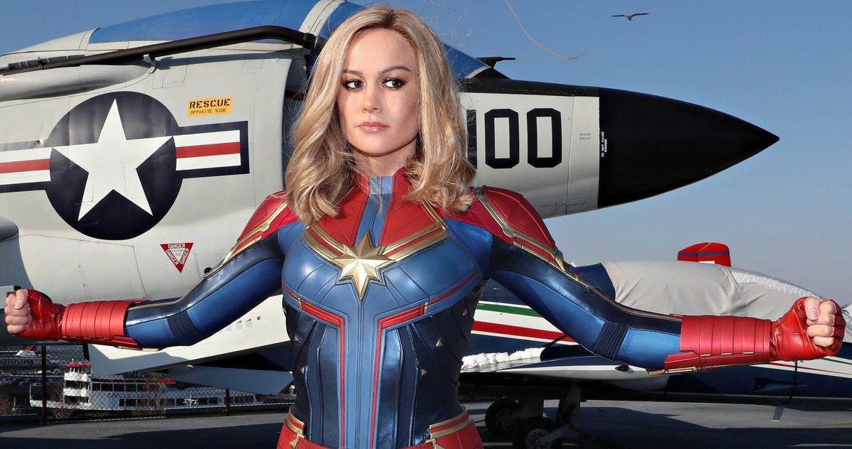 Captain Marvel Wax Statue Unveiled At Madame Tussauds In New York
