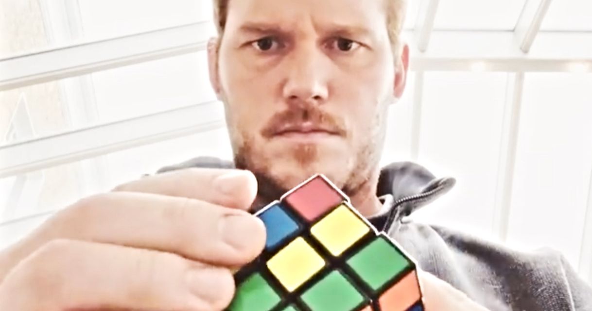 Watch as MCU Star Chris Pratt Solves a Rubik's Cube in Under 1 Minute