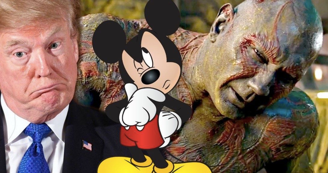 Bautista Compares Disney to Trump, Refuses to Let Gunn Firing Go