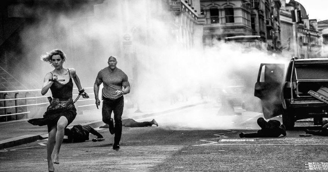 The Rock Teases Massive Hobbs &amp; Shaw Action Scene on the Streets of London