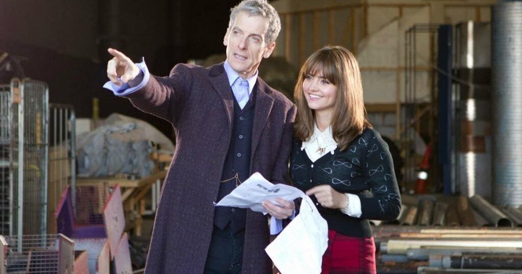 First Look at Peter Capaldi with Jenna Coleman in Doctor Who Season 8