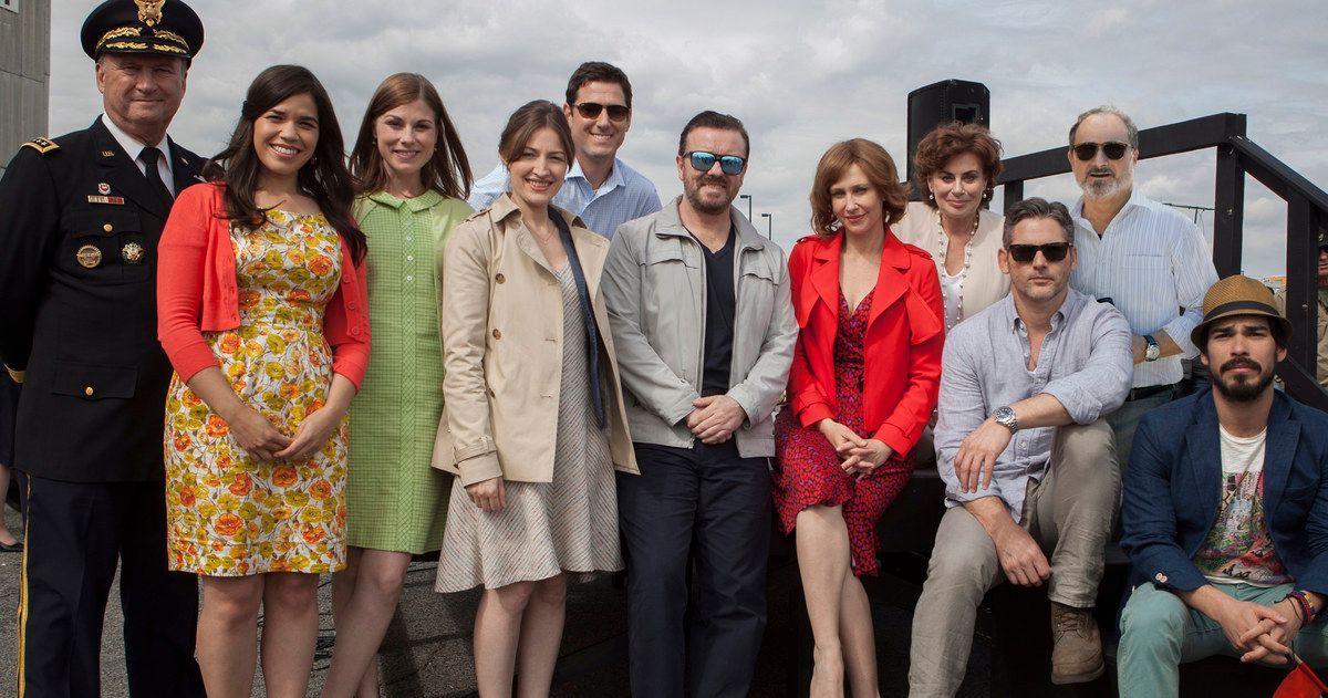 First Look at Ricky Gervais' Special Correspondents Netflix Cast
