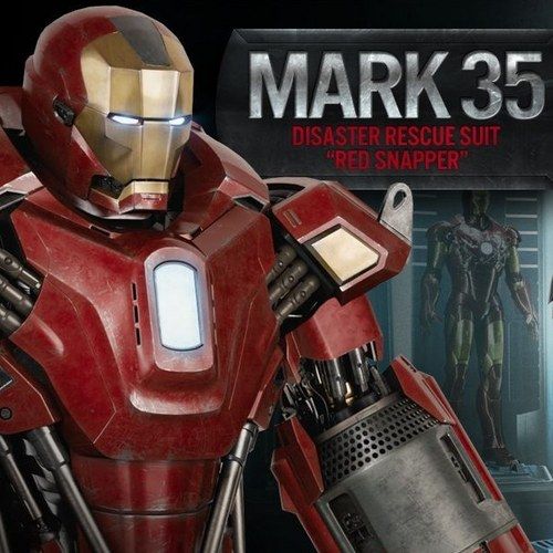 Iron Man 3 Mark 35 'Red Snapper' Armor