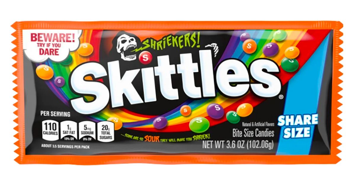 Skittles Shriekers Halloween Candy Is Coming to Your Trick or Treat Bag
