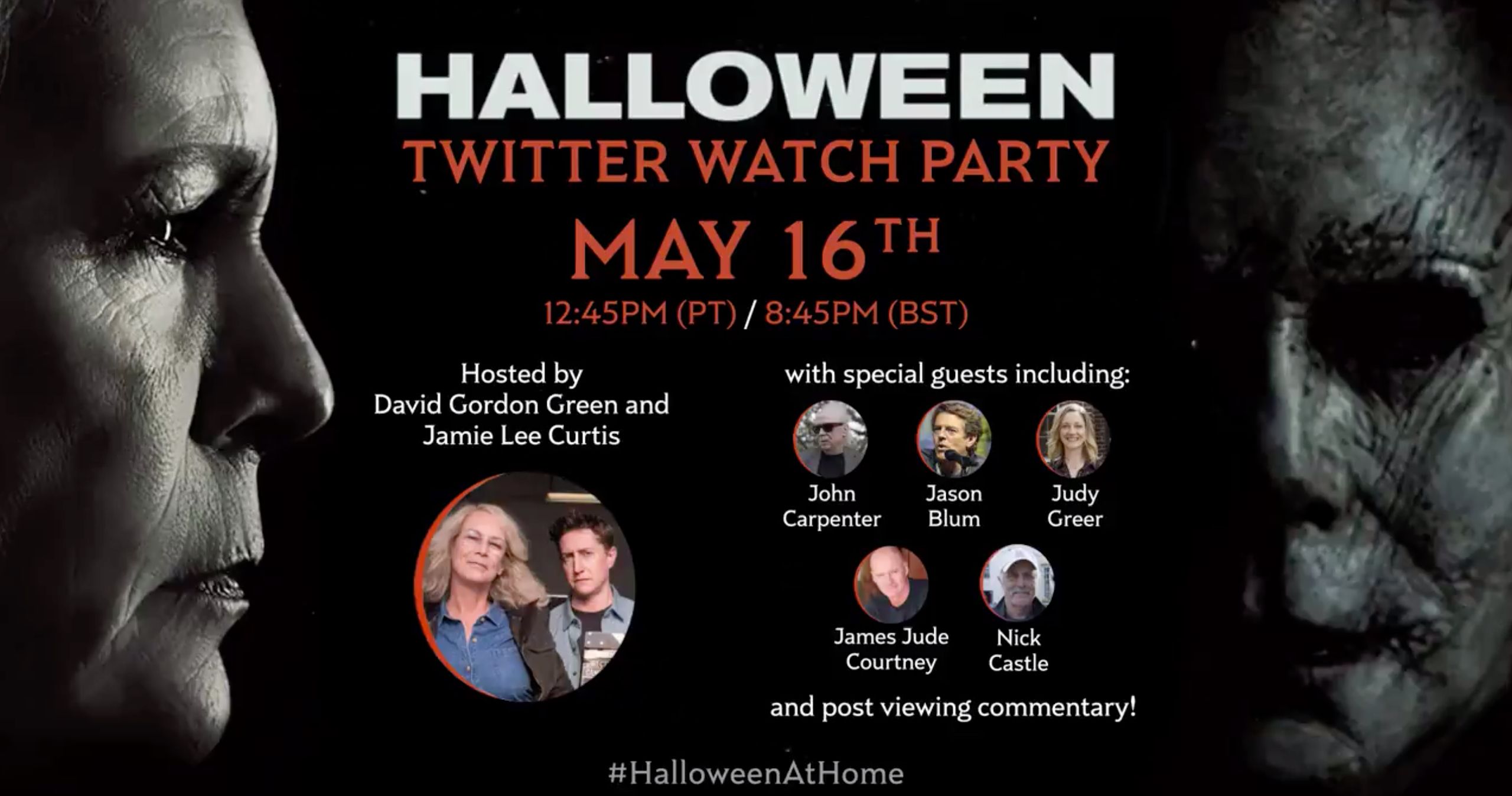 Join John Carpenter, Jamie Lee Curtis and More for Halloween 2018 Twitter Watch Party Today