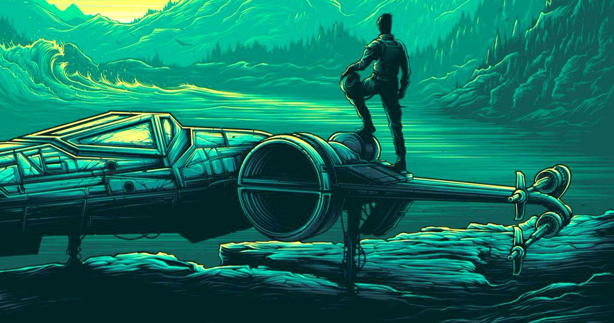 X-Wings Take Flight in Star Wars: The Force Awakens IMAX Poster