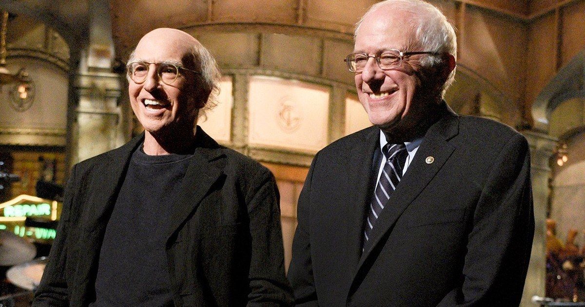 Watch Larry David &amp; Bernie Sanders Find Out They're Related