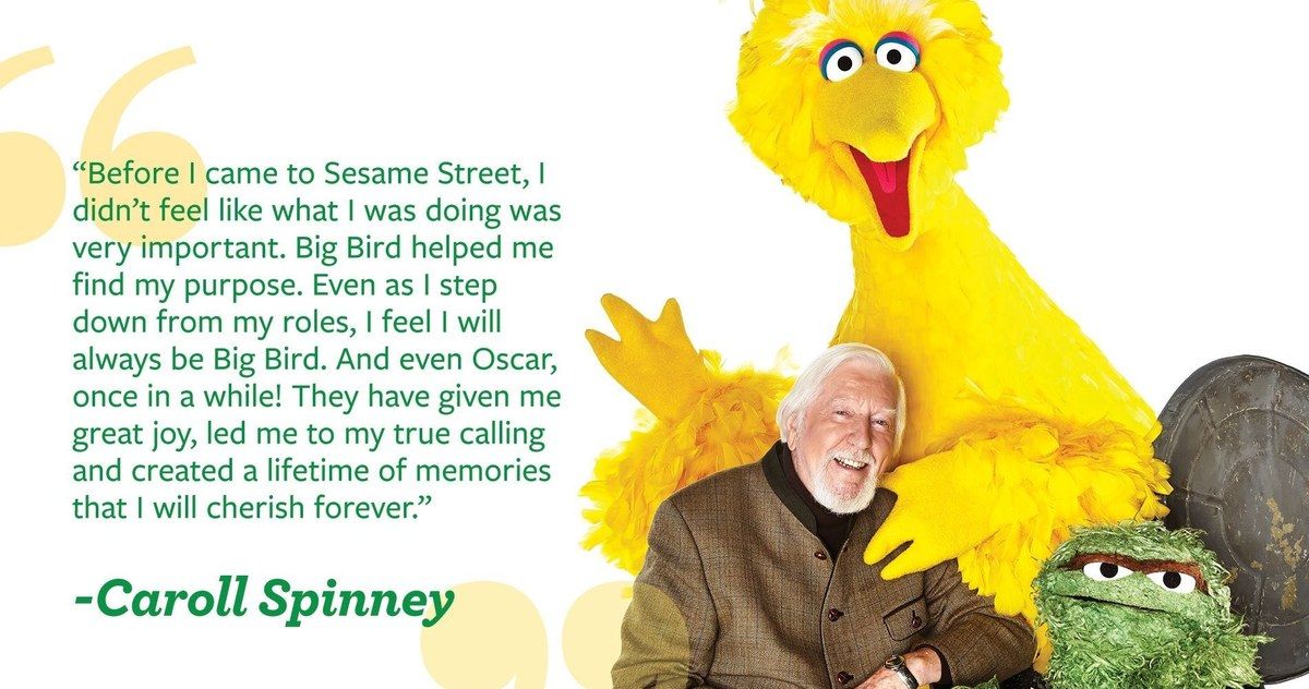 Big Bird Actor Caroll Spinney Is Retiring from Sesame Street After Almost 50 Years