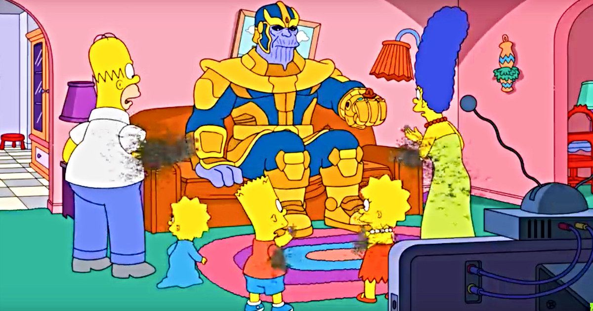 Thanos Decimates The Simpsons in New Couch Gag Video